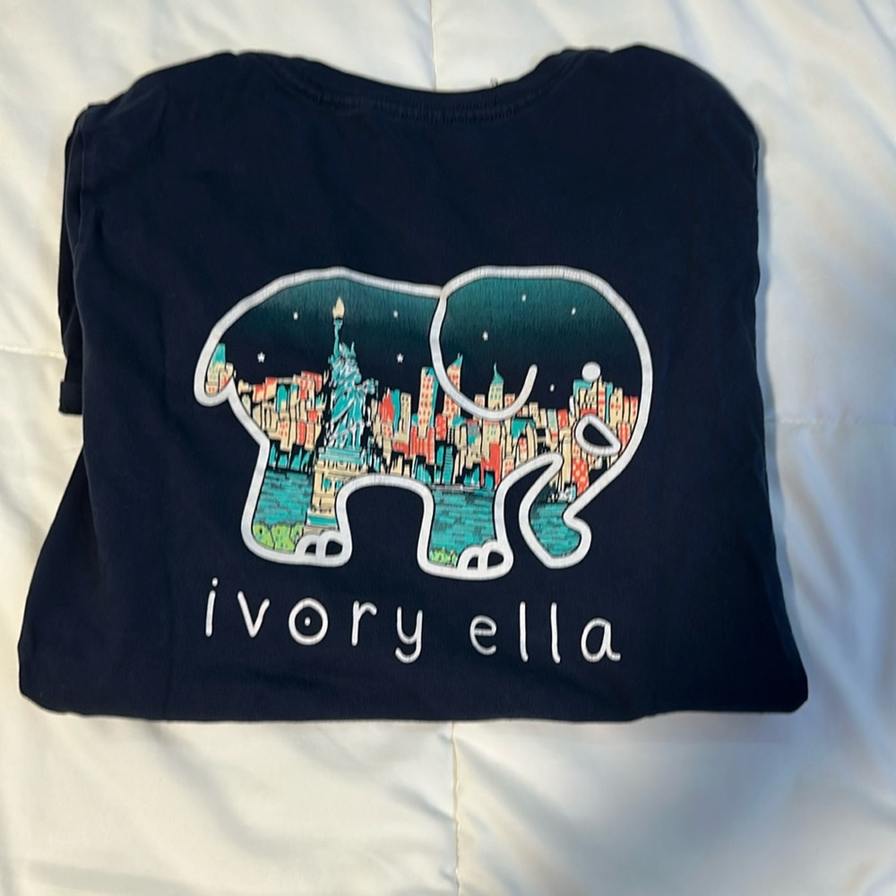 Ivory Ella Navy Shirt